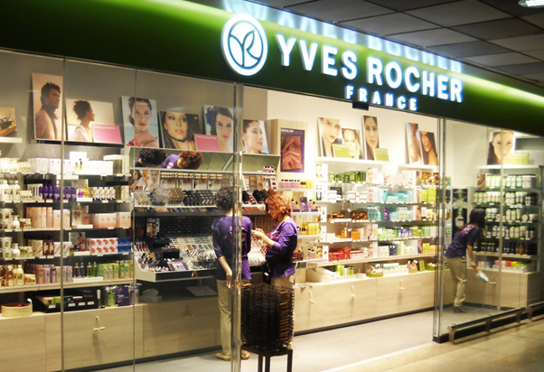 Yves Rocher a Milano Centrale.
