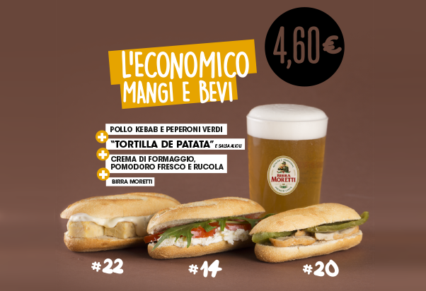 Un menu XXL da 100 Montaditos