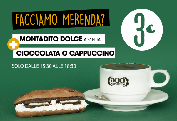 Uno sconto per la tua merenda da 100 Montaditos