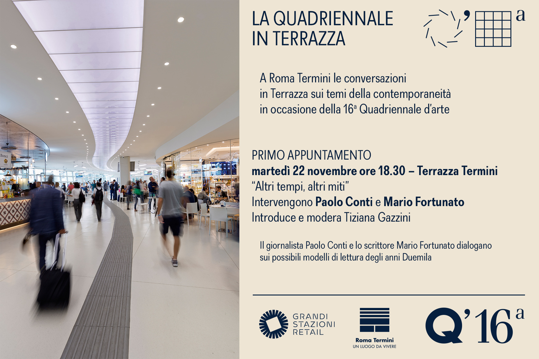 Sulla Terrazza Termini per parlare d’arte e contemporaneità