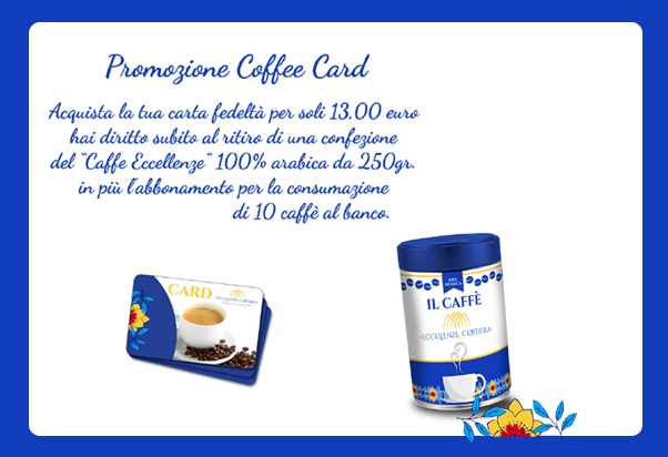 Coffee Card Eccellenze della Costiera