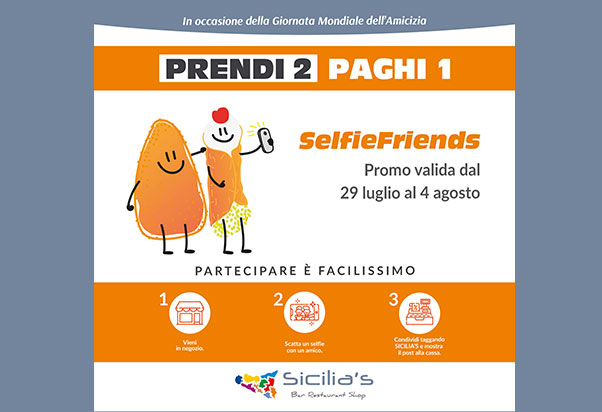 Promo Selfie Friends-Sicilia’s