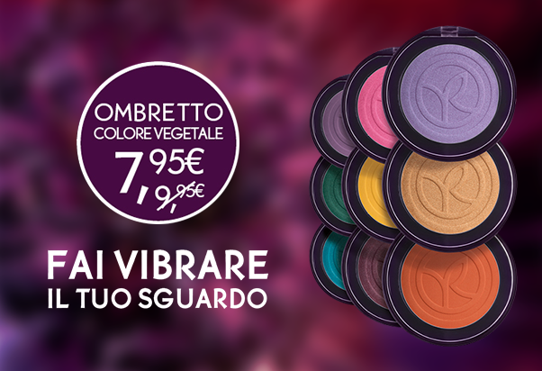 Gli ombretti illuminanti di Yves Rocher sono in offerta