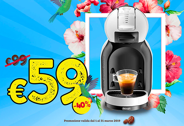 -40% sulle macchine del caffè