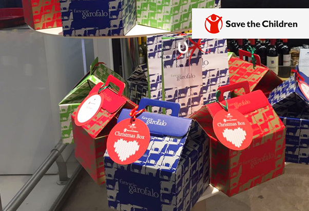 Fattorie Garofalo: special box per Save the Children.