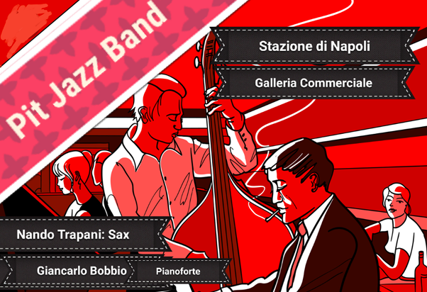 Pit Jazz Band in Stazione.