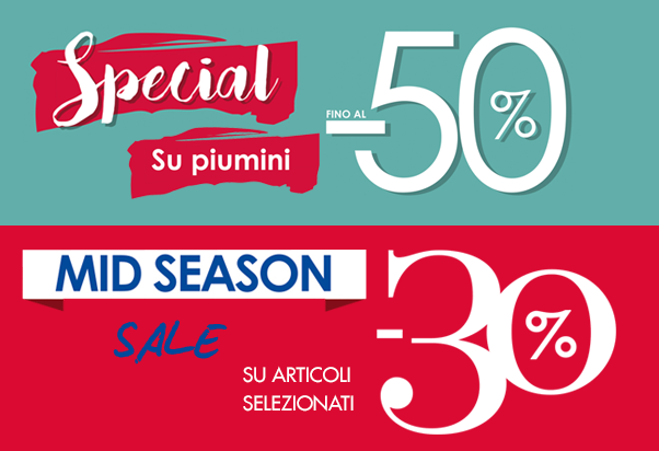 Due promozioni in una da Camomilla Italia