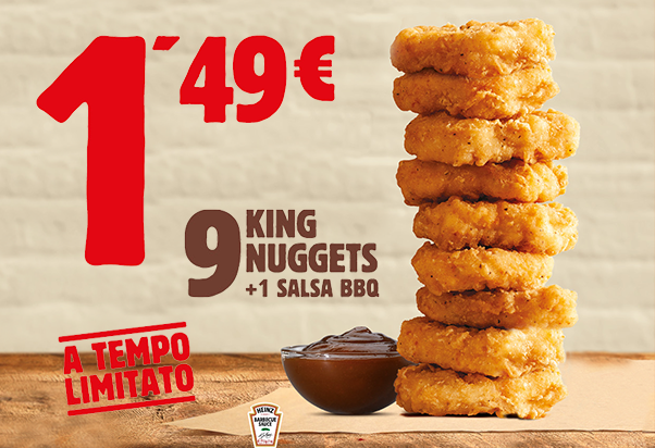 Burger King: passione King Nuggets!