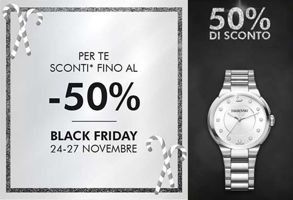 Swarovski: Black Friday sale.