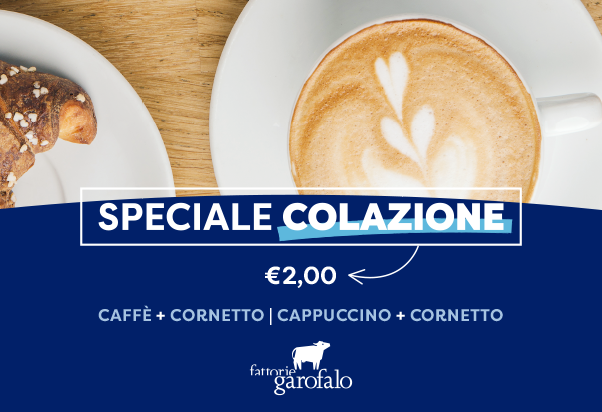 Fattorie Garofalo: Promo colazione.
