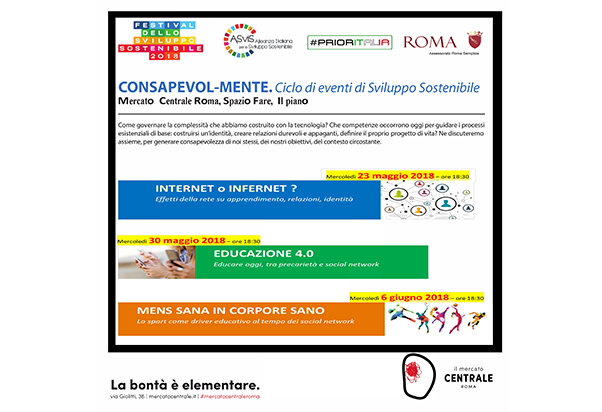 Mercato Centrale: gli incontri di Consapevol-mente.
