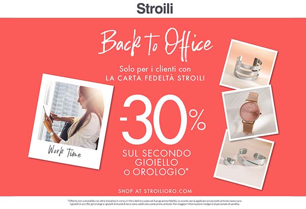 Stroili-back to office sales