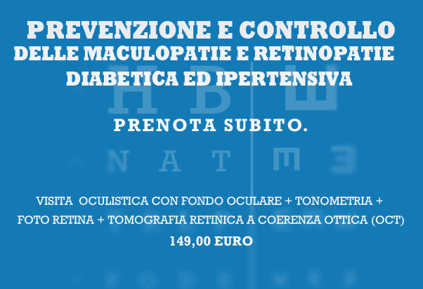 Promo visite oculistiche specialistiche