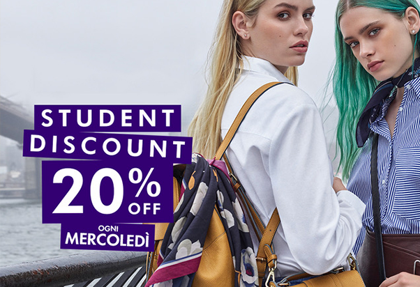 Accessorize: il mercoledì è Student Day.