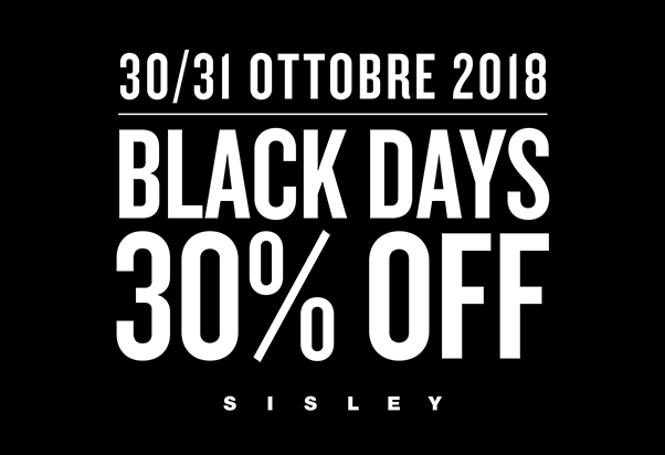 Promo Sisley Black Days