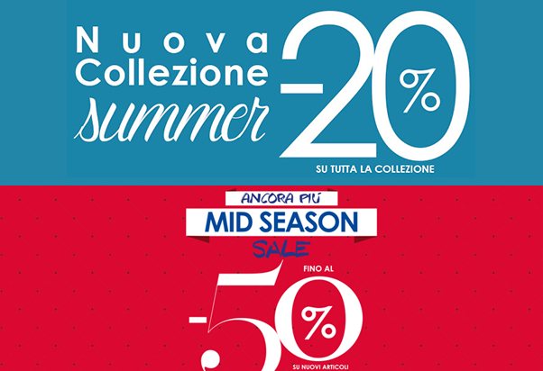 Camomilla Italia sconta la Collezione Summer e Mid Season