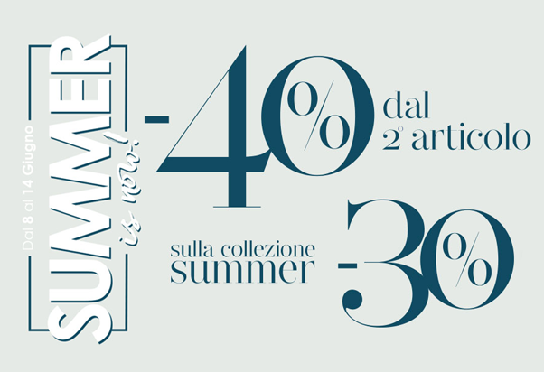 Da Camomilla Italia l’estate è in offerta
